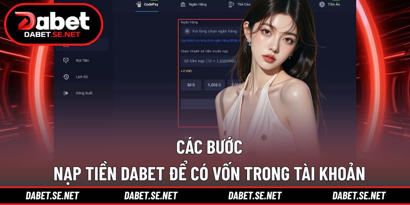 Huong Dan Nap Tien Dabet